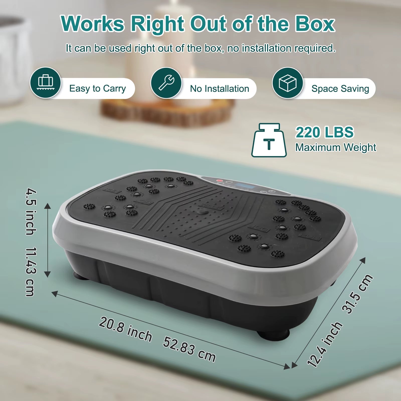 Vibration Plate Exercise Machine Fat-Burning Home Fitness Fat Slinger Shaping Whole Body Workout Portable Fitness Equipment